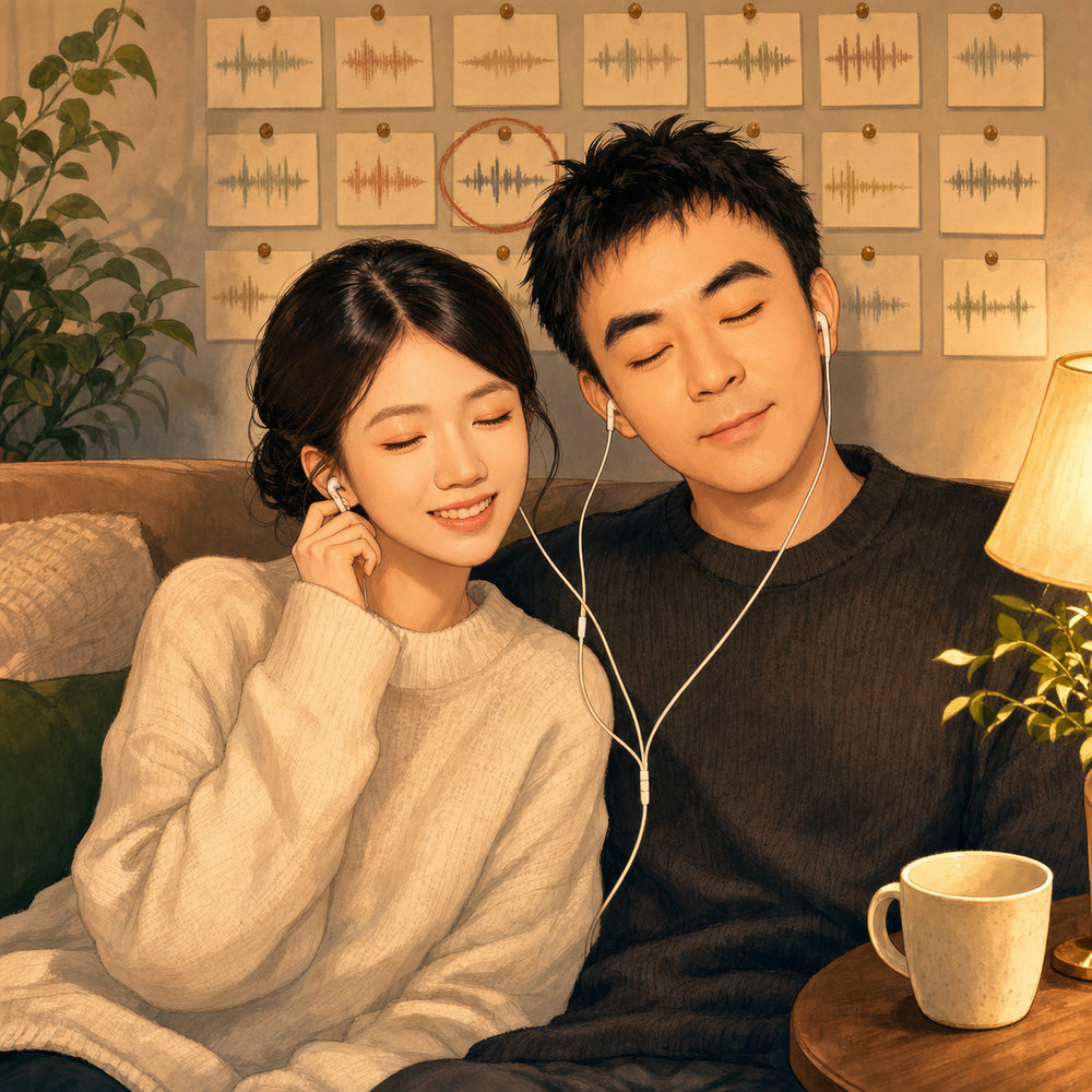 墙上钉满的音轨