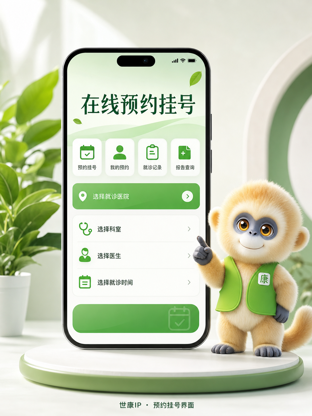 在线预约挂号界面