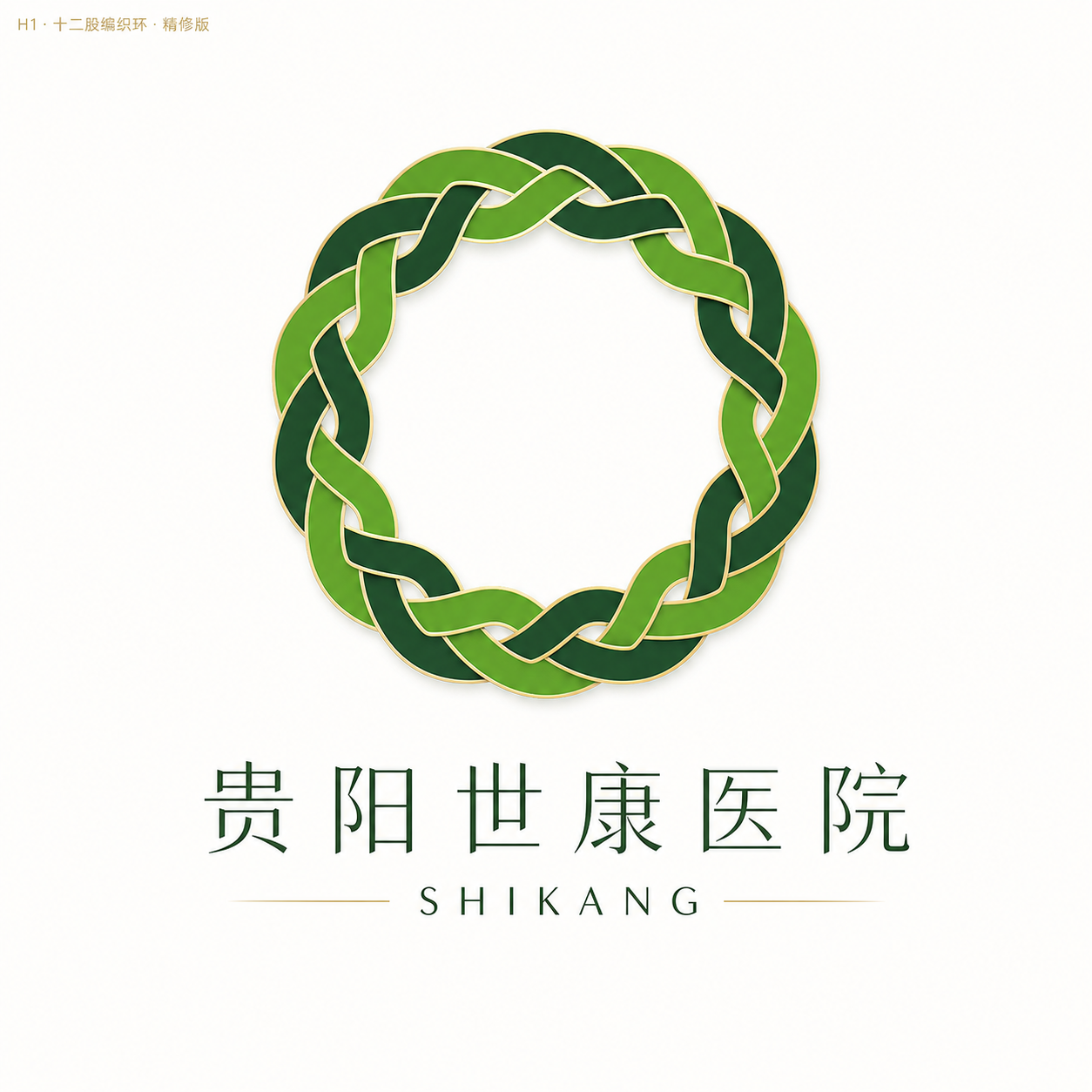 十二股编织环